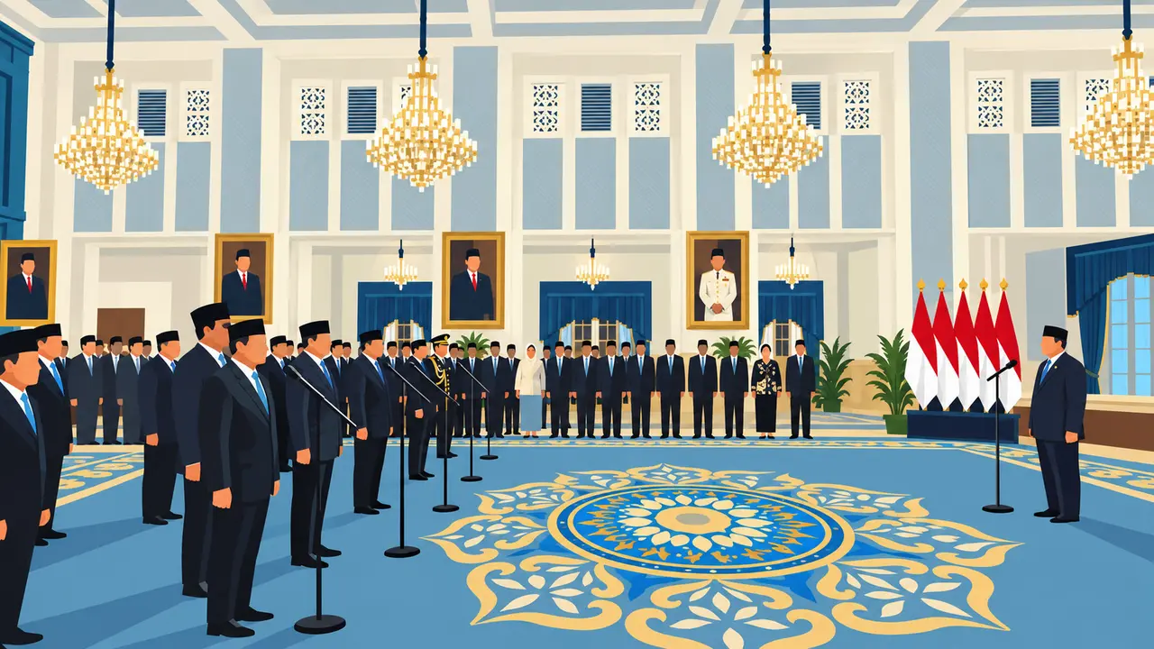 Infografis 18 Pejabat dalam Reshuffle Kabinet Merah Putih
