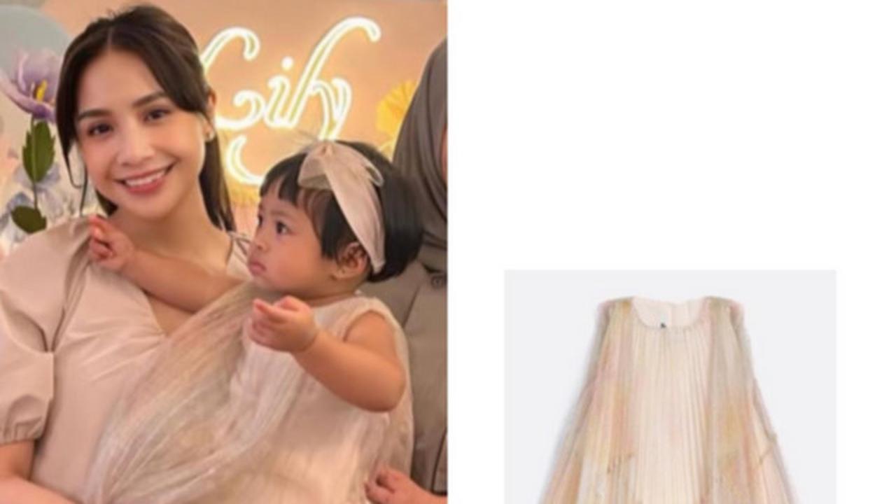 Intip Harga Outfit Baby Lily Anak Nagita Slavina di Pesta Ultah Pertama, Bando Hingga Baju Semua Produk Dior