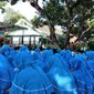 Para Siswa-Siswi SMPn 1 Pajarakan lakukan doa bersama untuk kesembuhan teman mereka yang menjadi korban ambruknya jembatan gantung (Istimewa)