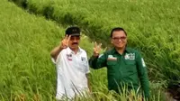 Mantan Wagub Sulsel, Agus Arifin Nu'mang janji ingin buat jalan pintas ke Kabupaten Toraja, Sulsel (Liputan6.com/ Eka Hakim)