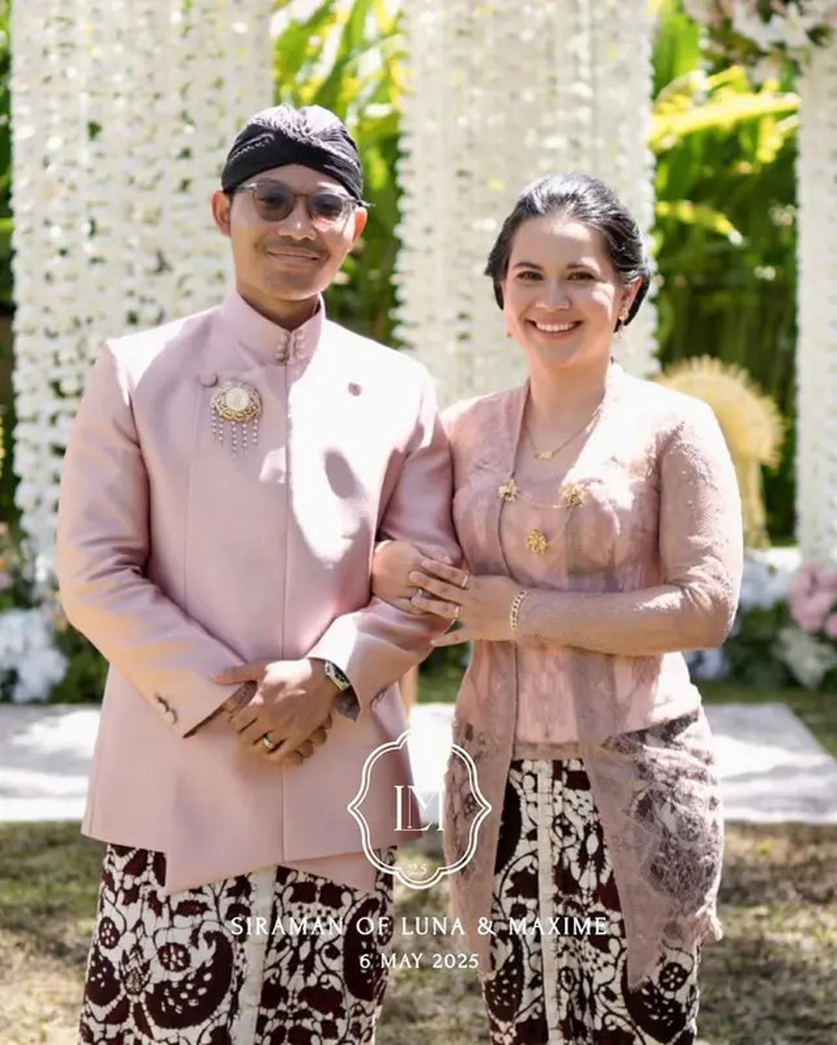 Potret Elodie Bouttier Adik Maxime, Cantik Berkebaya saat Pernikahan Luna Maya dan Sang Kakak