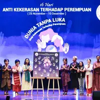 Sebuah seruan bersama untuk hentikan kekerasan terhadap perempuan.