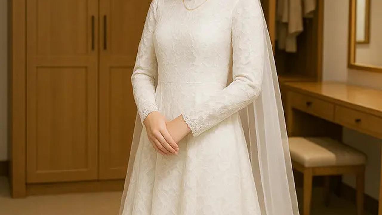 7 Kebaya Pernikahan Sederhana tapi Elegan Berhijab