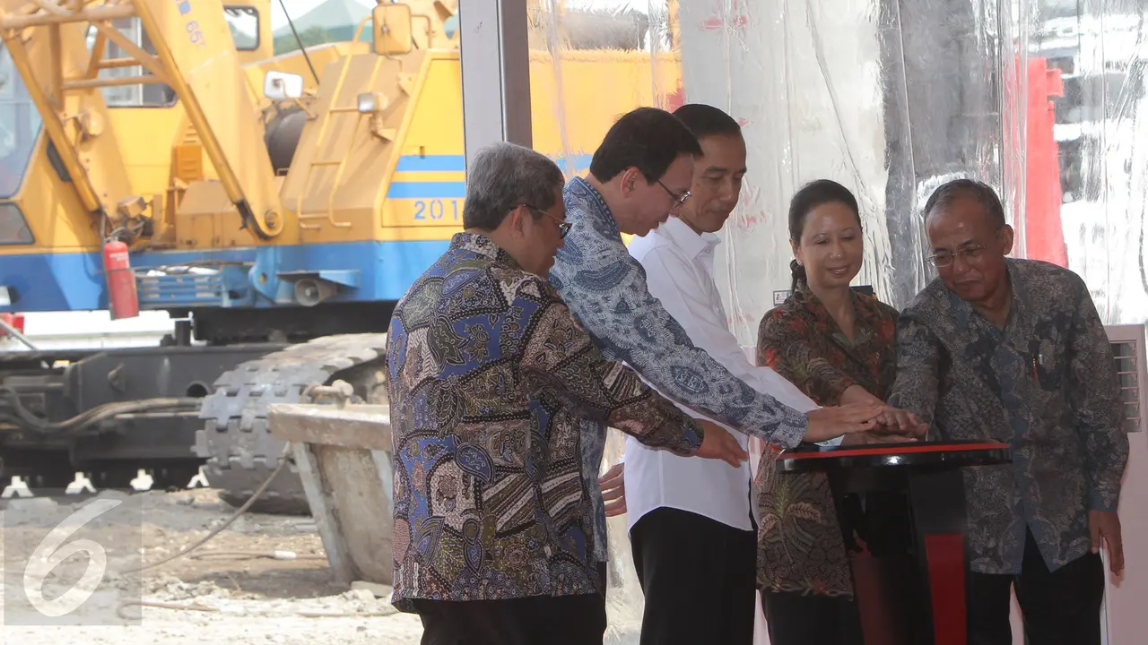 20150909-Presiden Jokowi Groundbreaking LRT Jakarta