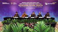 Chief Economist Bank Mandiri, Andry Asmoro dalam Mandiri Macro and Market Brief Road to Mandiri Investment Forum 2025 di Jakarta, Rabu (20/11/2024). (Pipit/Liputan6.com)
