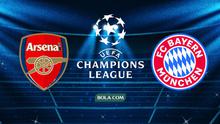 Cover prediksi Arsenal versus Bayern Munchen pada laga kelima league phase Liga Champions. (Bola.com/Wiwig Prayugi)