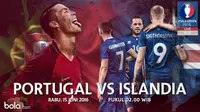 Eropa 2016 Portugal Vs Islandia (Bola.com/Adreanus Titus)