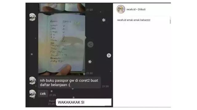 6 Potret Catatan Daftar Belanja Ini Bikin Dahi Berkerut, Penulisannya Nyeleneh