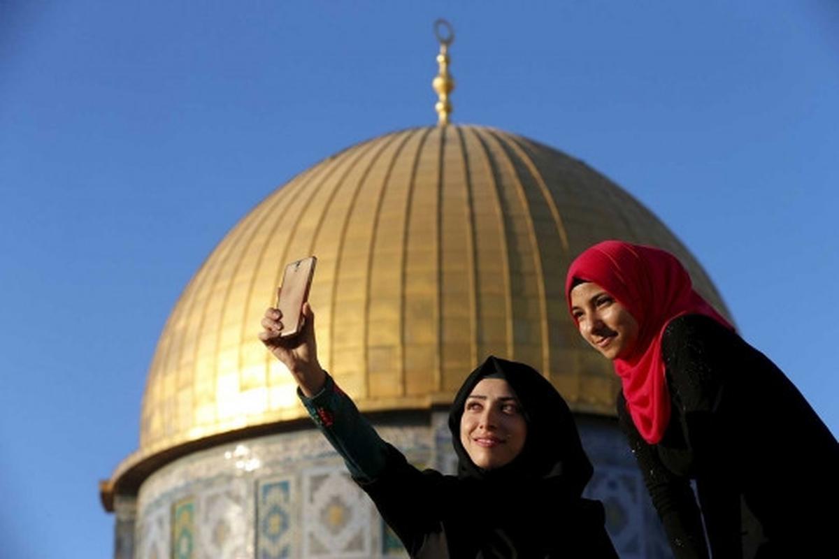 Ramadan, demam selfie mewabah di Kubah Batu Yerusalem