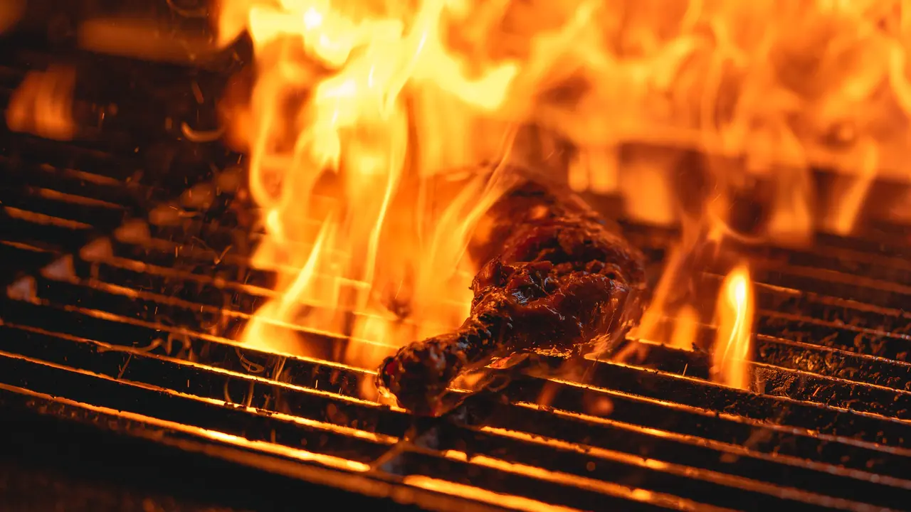 Ilustrasi masakan ayam bakar