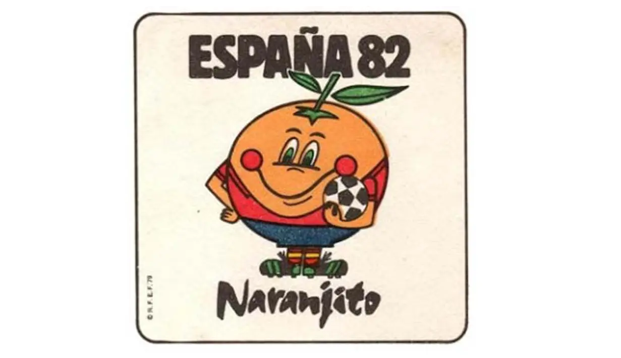 Naranjito adalah maskot Piala Dunia 1982. Ia sebuah jeruk. Jeruk adalah buah yang menjadi ciri khas Spanyol.. Namanya berasal dari kata naranja, Bahasa Spanyol dari jeruk, dan kata pengecil "-ito"(Istimewa).