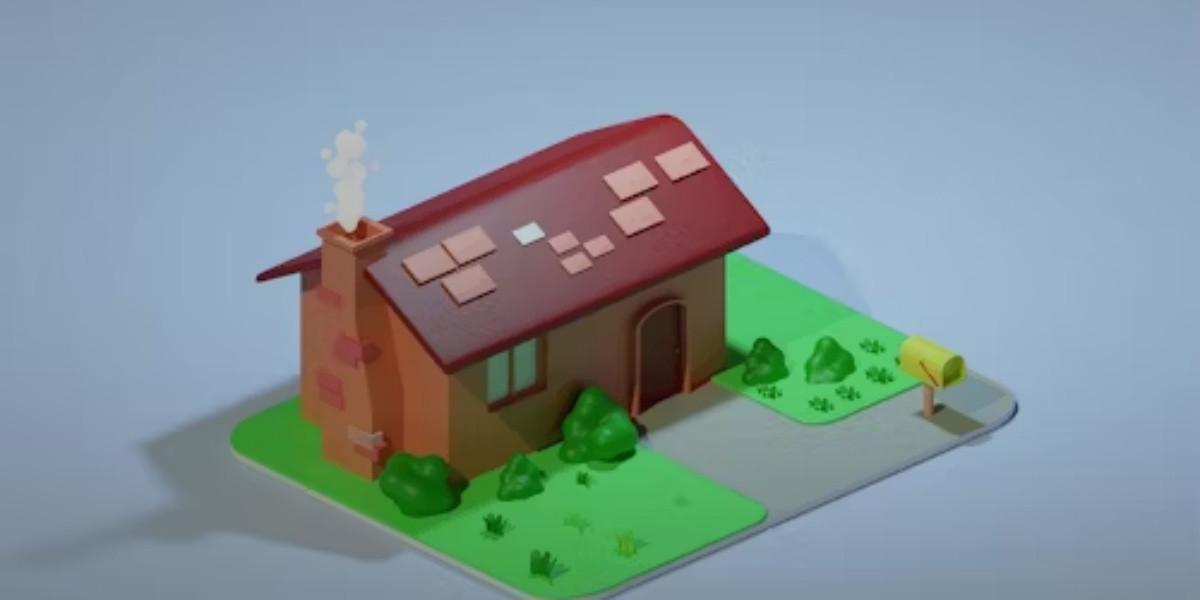 Ilustrasi Desain Rumah Minimalis di Desa