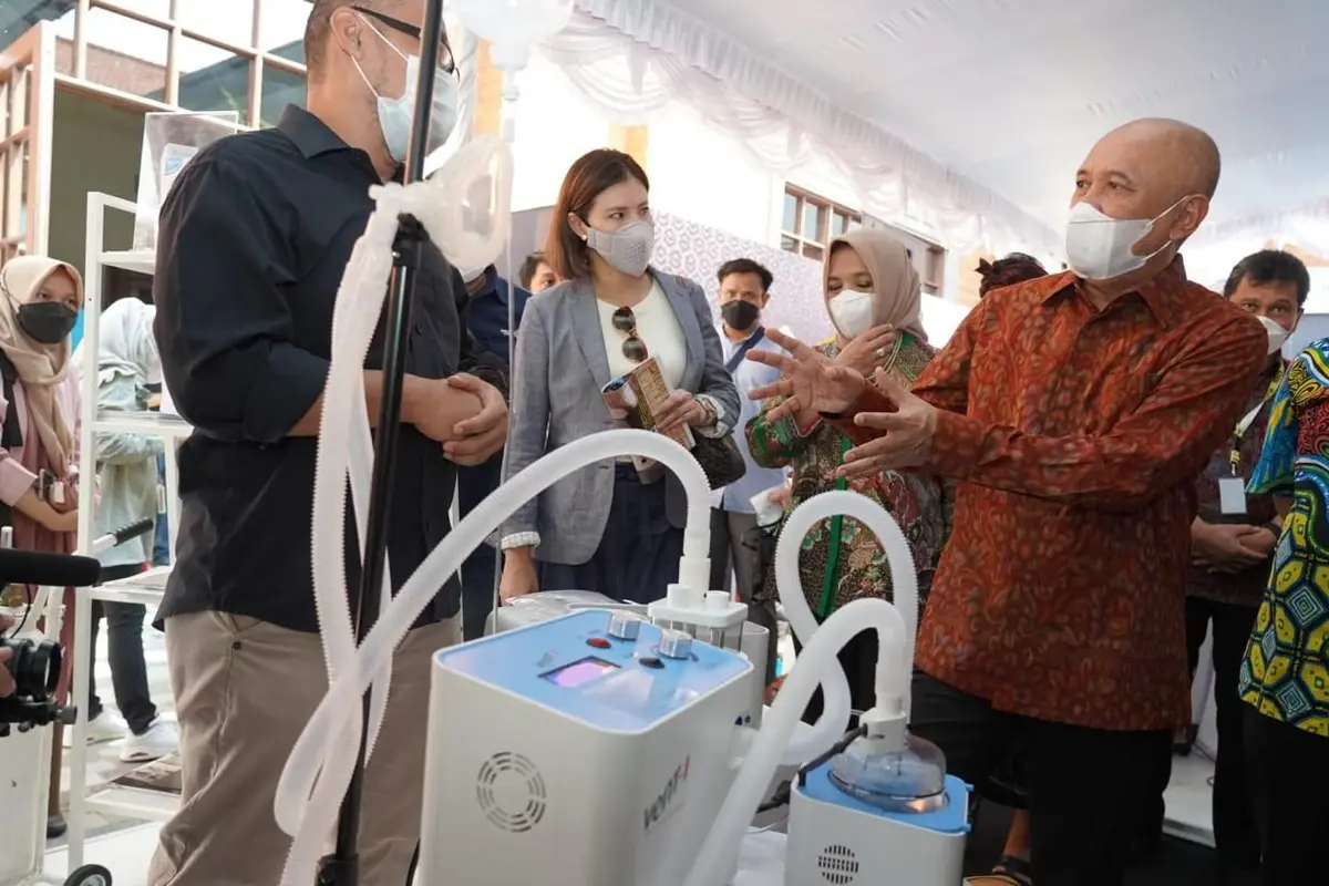 Menteri Koperasi dan UKM Teten Masduki dalam Business Matching Pengadaan Produk Dalam Negeri dan UMKM 2022 di Nusa Dua, Bali. (Dok Kemenkop)