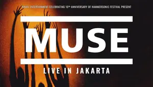 Poster konser Muse di Jakarta. (Instagram/ muse)