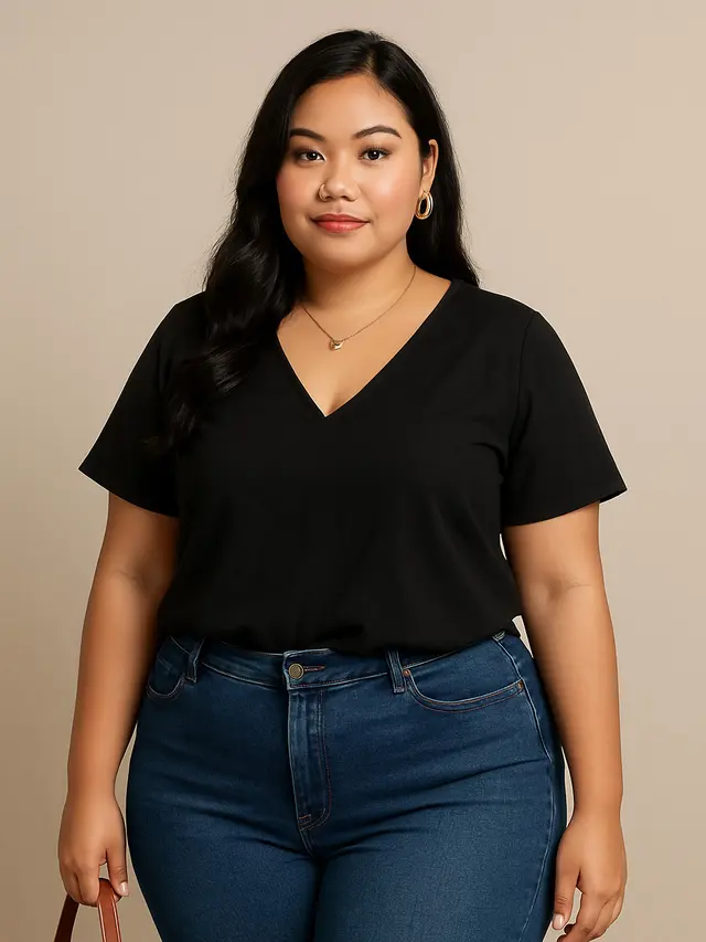 Atasan Wanita Trendy untuk Tubuh Curvy (Foto: ChatGPT)