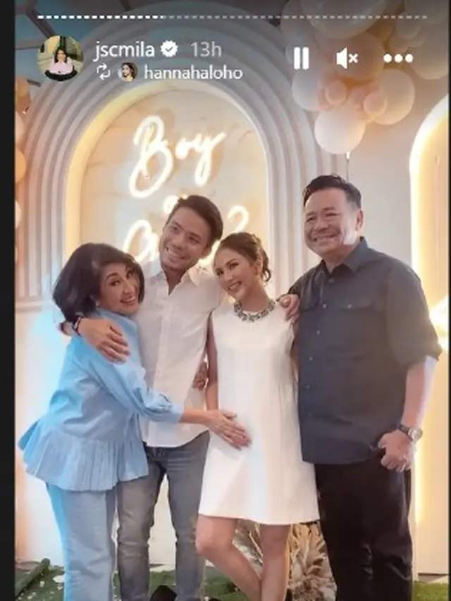 Potret Gender Reveal Jessica Mila dan Yakup Hasibuan