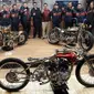 Booth Suryanation Motorland yang berisikan motor kustom karya builder Tanah Air langsung menyedot perhatian pengunjung. (ist)