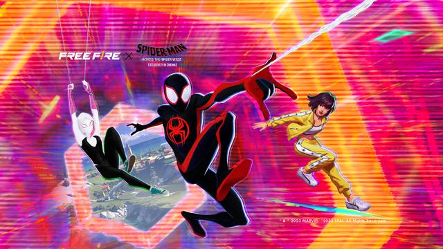 Free Fire hadirkan kolaborasi dengan film Spider-Man: Across the Spider-Verse (Garena)