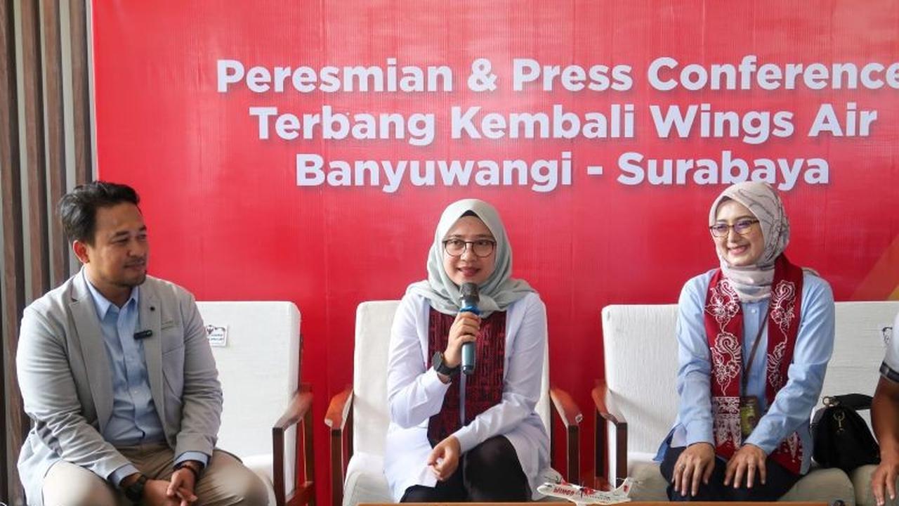 Tiket Perdana Penerbangan Banyuwangi Surabaya Ludes Terjual, Wings Air Buka Kembali Rute Strategis Ini!