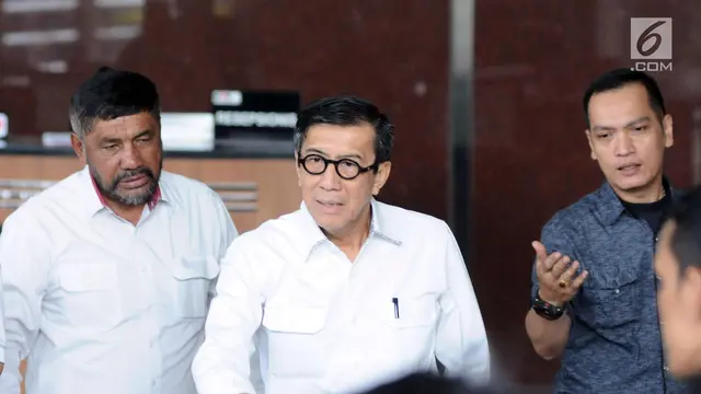 Menkumham Yasonna Laoly Diperiksa KPK