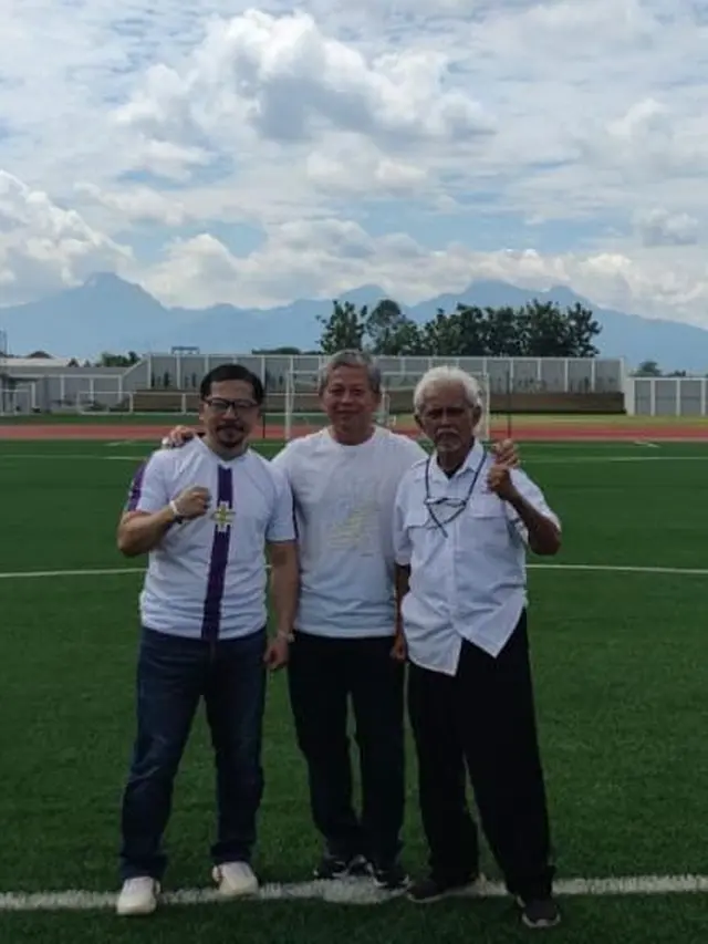 Fazra - Budi Tanoto - Taufik J.E. Di SuperSoccer Arena - KUDUS.