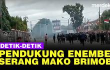 VIDEO: Markas Brimob di Papua Diserang Massa saat Lukas Enembe Dijemput KPK