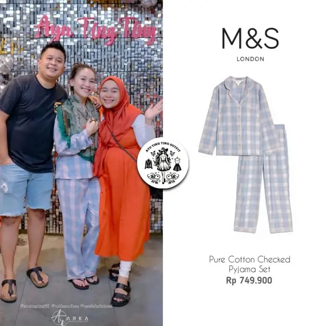 6 Taksiran Harga Piyama Ayu Ting Ting, Penampilan Tetap Stylish Meski di Rumah