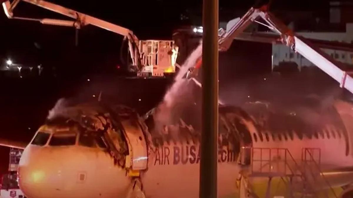 Powerbank Penumpang di Kabin Diduga Picu Kebakaran Pesawat Air Busan
