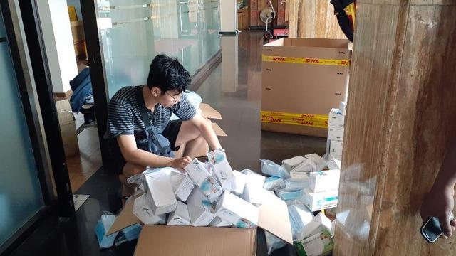 Puluhan ribu masker merek Sensi gagal dikirim ke luar negeri (Fauzan)