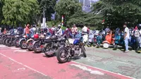 Mods vs Rockers memperingati HUT ke-71 RI (Yongki/Liputan6.com)