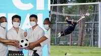 Jabat Chairman RANS Cilegon FC, Ini 6 Aksi Raffi Ahmad Jadi Kiper Selebritis FC (sumber: Instagram/raffinagita1717)