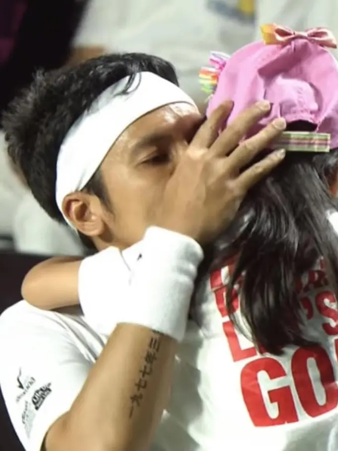 Kalah dari Raffi Ahmad, Desta langsung peluk anak