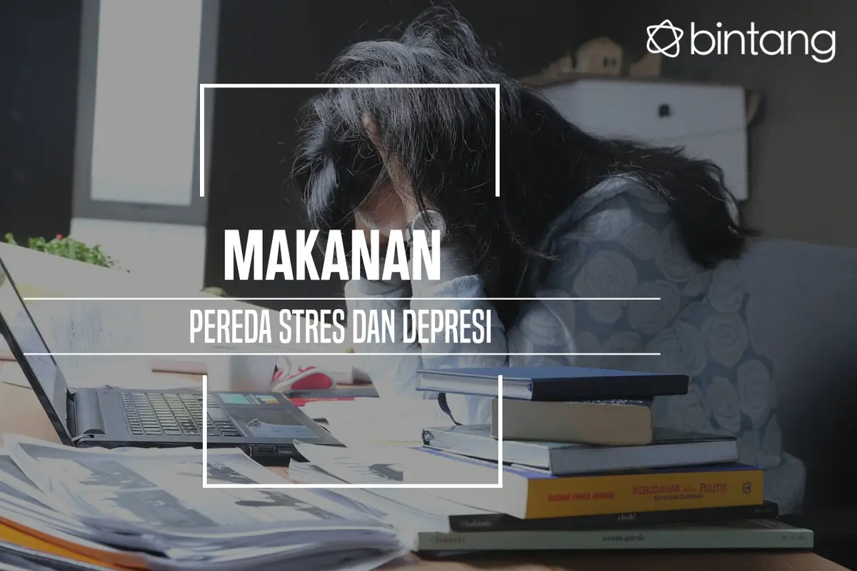 Makanan pereda stres dan depresi. (Foto: Adrian Putra, Digital Imaging: Nurman Abdul Hakim/Bintang.com)