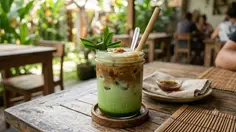 Resep Es Kopi Pandan Latte Rendah Kalori, Tetap Creamy dan Nikmat untuk Diet
