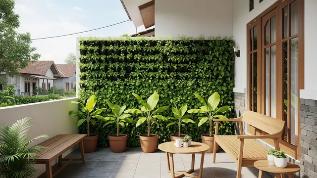 5 Desain Teras Rumah Kecil Menyatu dengan Kebun Pisang Tanpa Suasana Seram