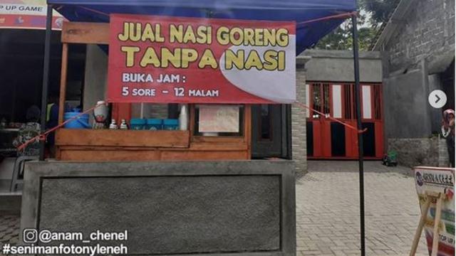 Ada Warung Jualan Nasi Goreng Tanpa Nasi, Seperti Apa?
