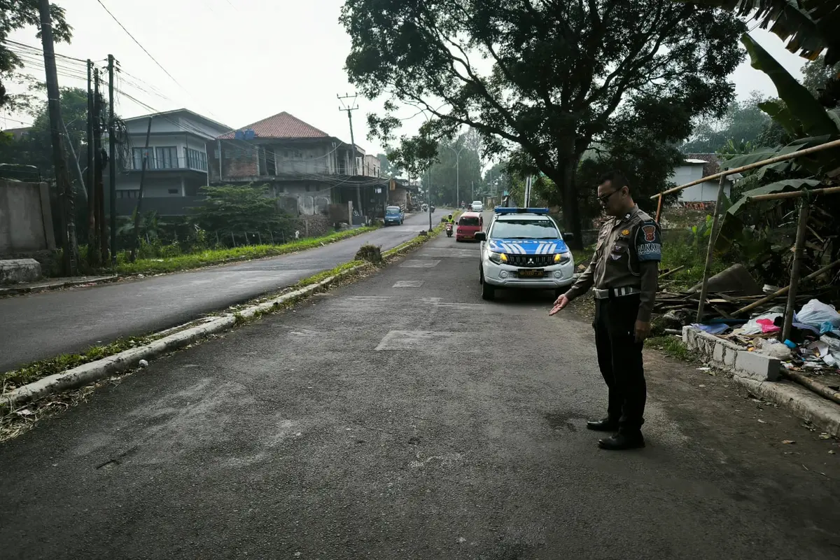 Pengemudi Wanita Tabrak Pejalan Kaki Lansia Hingga Tewas di Sukabumi