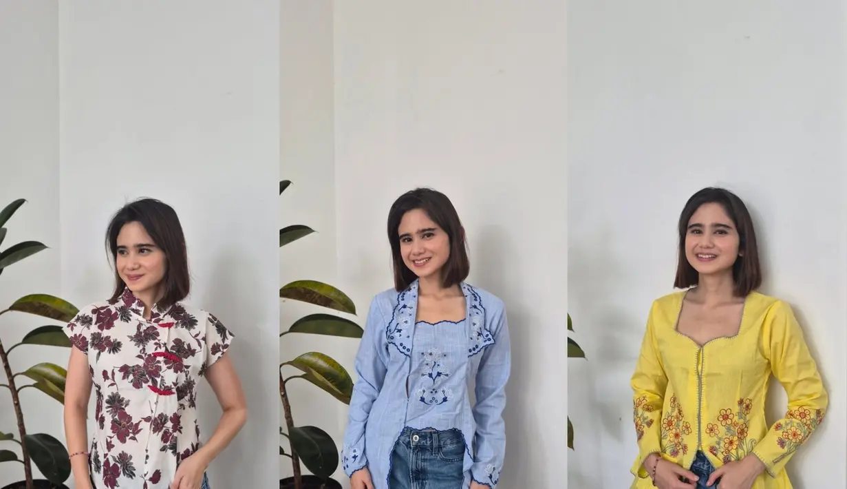 Tissa Biani benar-benar menikmati momennya dengan rambut pendek. Baru-baru ini kembali tampil manis dengan padu padan kebaya yang apik [@tissabiani]