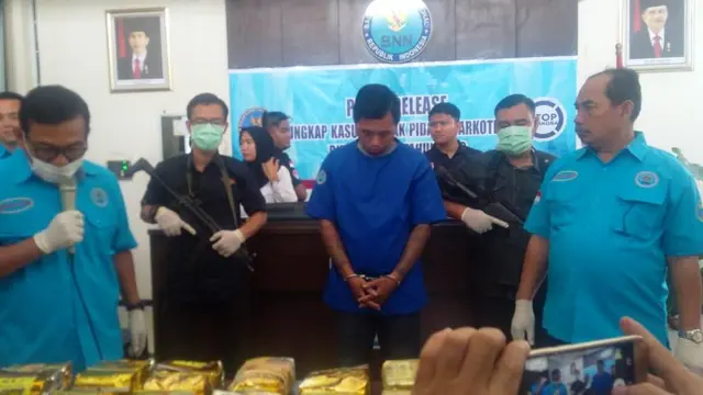 Gudang Kosong di Palembang Jadi Brankas Sabu Seberat 20 Kilogram