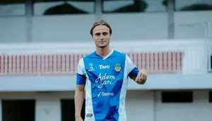 Gelandang PSIM Yogyakarta, Donny Warmerdam. (Dok PSIM)