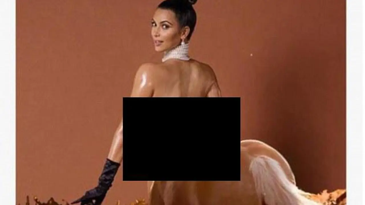 Foto Telanjang Kim Kardashian Dibuat Parodi
