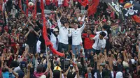 Keluarga Tiga Eks-Bupati Tegal Bersatu Dukung Bima-Mujab, Hadiri Kampanye Akbar ‘Hajatan Bisa Dadi 1’