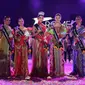 Shania Sree, dinobatkan menjadi Miss Jakarta Fair 2017 di malam grand final yang berlangsung pada Jumat, (7/7/2017). (JFK2017)