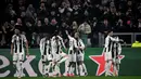Kemenangan 2-1 di stadion Allianz menjadi modal berharga bagi Juventus untuk menyambangi markas PSV Eindhoven dalam duel leg kedua pekan depan. Isabella BONOTTO/AFP)