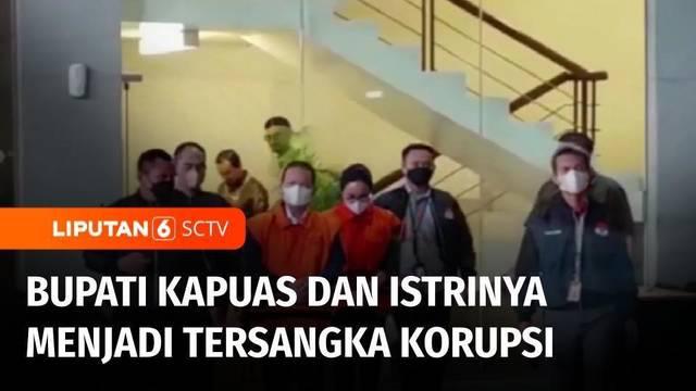 KPK menetapkan Bupati Kapuas, Ben Brahim Bahat dan istrinya Ary Egahni yang merupakan anggota DPR RI sebagai tersangka kasus korupsi. Keduanya diduga turut campur dalam pengelolaan keuangan daerah Kabupaten Kapuas, Kalimantan Tengah, sebesar Rp 8,7 m...