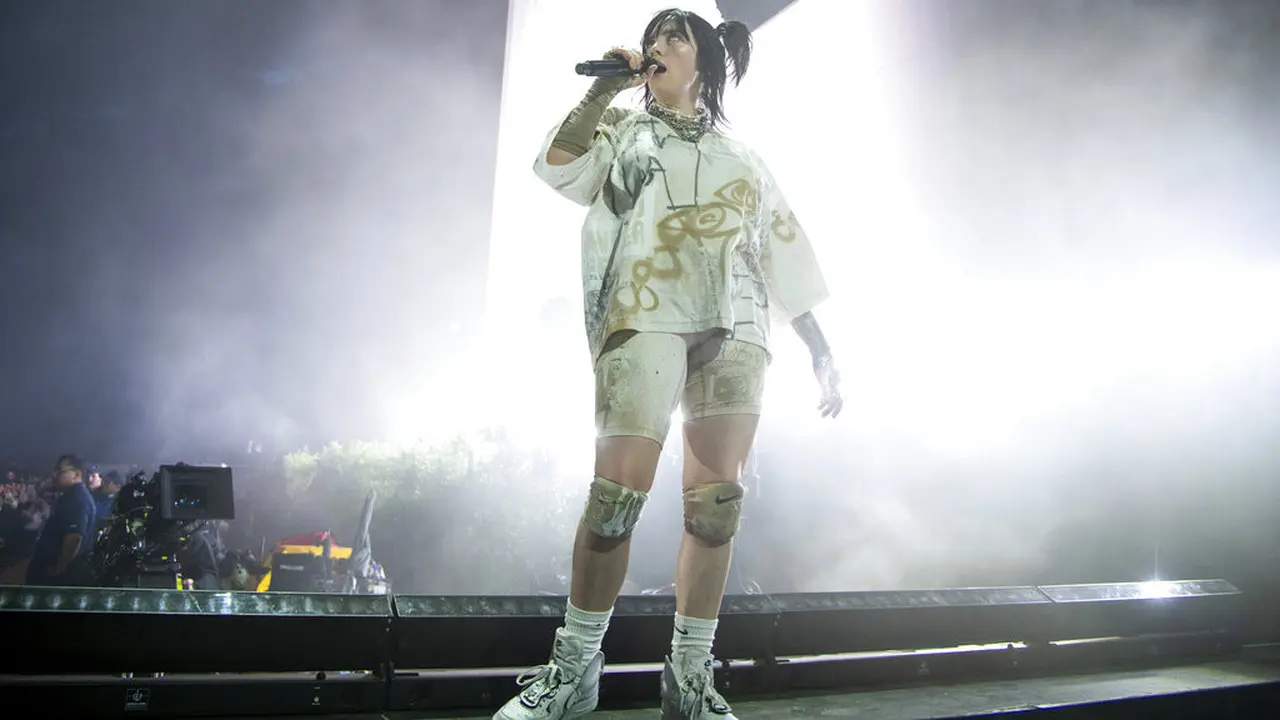 Billie Eilish di Coachella 2022. (Amy Harris/Invision/AP)
