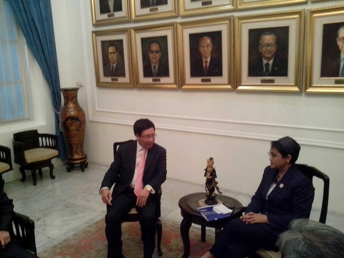 Menlu Retno terima kunjungan menteri luar negeri Vietnam