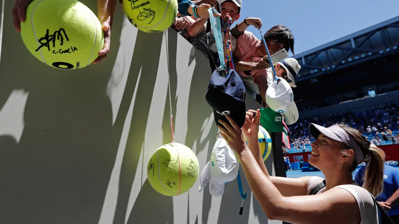 Berebut Tanda tangan Bintang tenis Dunia di Australia