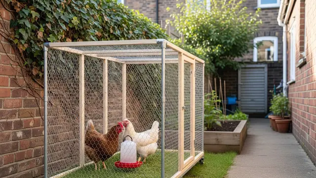 Desain Kandang Ayam Mini untuk Dua Ekor Ayam