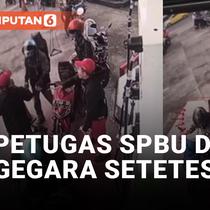 Tumpahkan Setetes Bensin, Petugas SPBU Diamuk Emak-emak